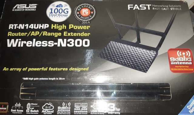 ASUS RT-N14UHP  Router  路由器,  95%新