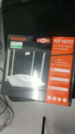 全新TENDA AX1800 Dual Band Gigabit Wi-Fi 6 Router