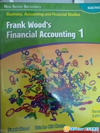 Accounting books - Financial Accounting 1,2,Cost,Intro(Frank Wood's)