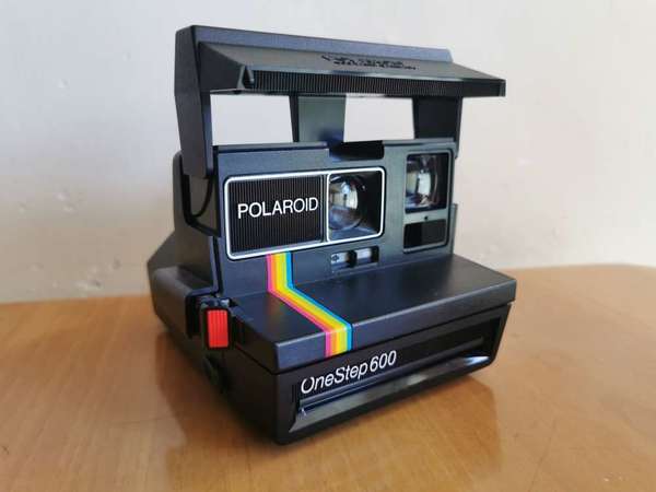 第一代稀有機款Polaroid one step 600無閃燈摺疊機