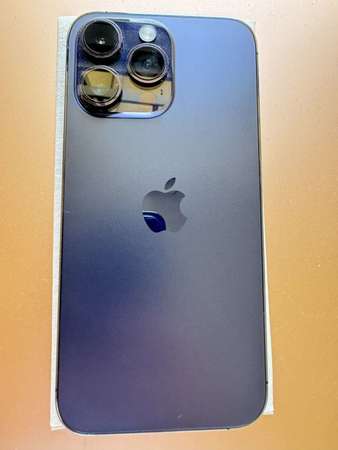 出售靚仔iPhone 14 pro max 1TB purple紫色全套齊，不是iPhone 15