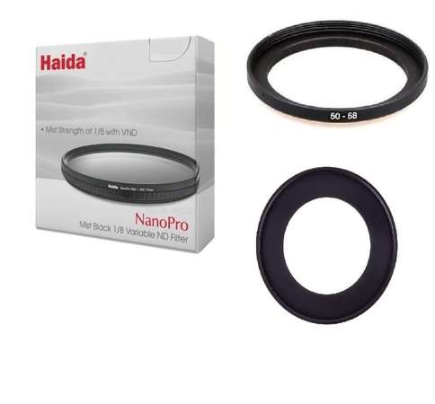 Haida NanoPro Mist Black Variable ND Filter 1/8 黑柔焦鏡連可調減光濾鏡 - 50mm Lens