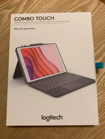 90%新淨Logitech Combo Touch iPad (7th, 8th, 9th Gen)