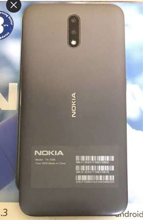 NOKIA 2.3 android 6.2＂HD屏幕智能電話