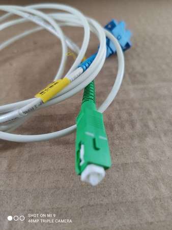 Optical Fiber Adapter Cable SC (male) to SC (female)