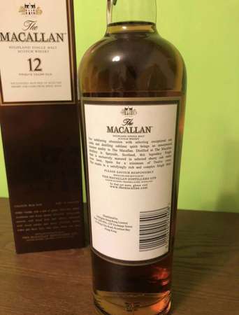 MACALLAN麥卡倫12年舊裝威士忌Highland Single Malt