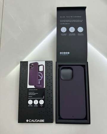 Caudabe Sheath MagSafe Case for iPhone 14 Pro Max (Purple/Amethyst) 磨砂殼