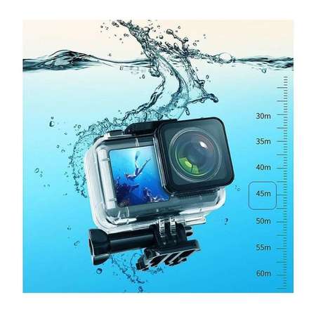 RUIGPRO 45M Waterproof Housing Case With Lens Filter For Osmo Action 1 防水殼連濾鏡套裝