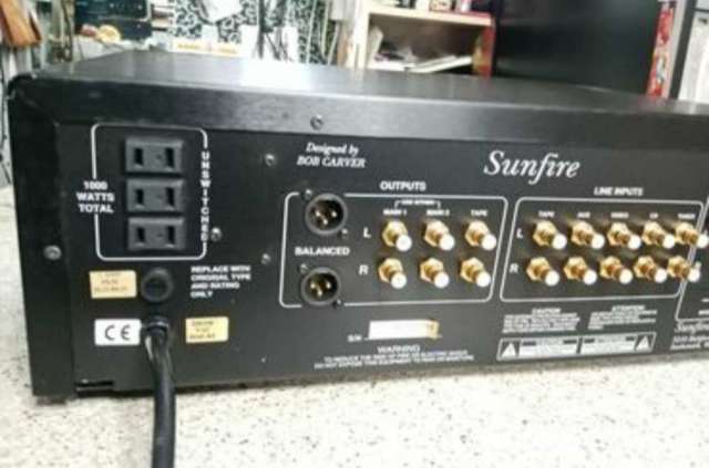 Sunfire classic tube control center