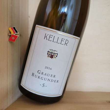 2016 Keller Grauer Burgunder S Trocken GoldKapsel JR17分 德國 凱勒 金頂 灰皮諾 乾型 白酒