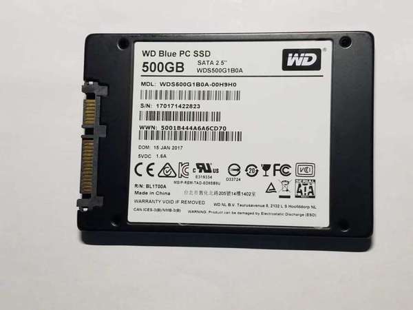 WD 500GB 2.5" SSD