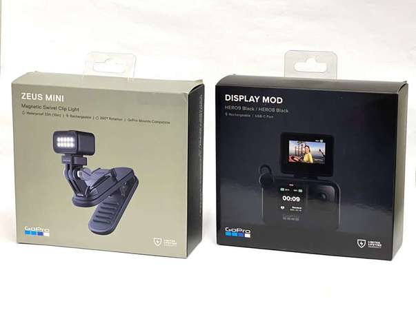 原裝GoPro Zeus Mini夾燈 及 Display Mod 屏幕mon仔