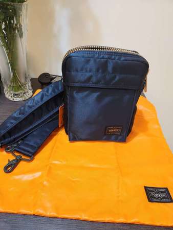 出售全新Porter Exchange 日本限定藍色Vertical Shoulder Bag