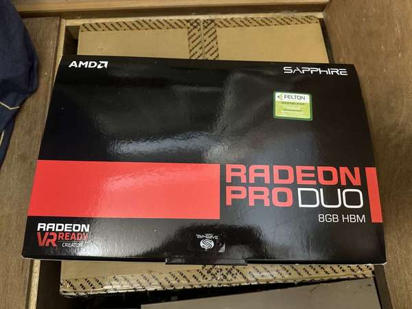 藍寶石 Radeon Pro Duo 8G HBM