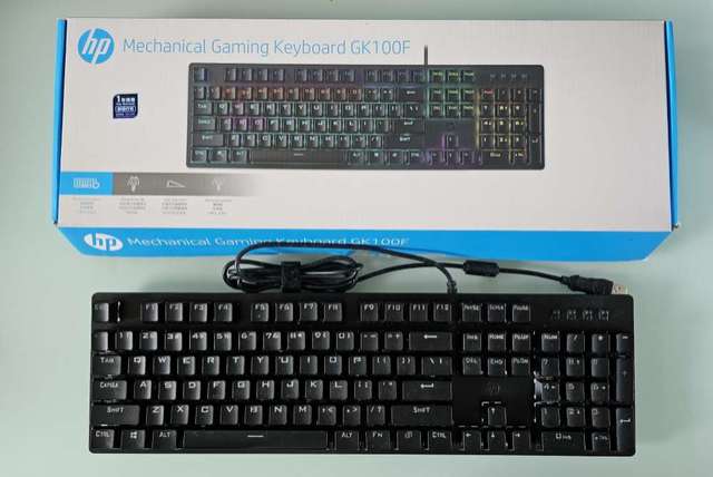 HP Mechanical Gaming Keyboard GK100F (Blue Switch) 機械式電競鍵盤 (青軸)