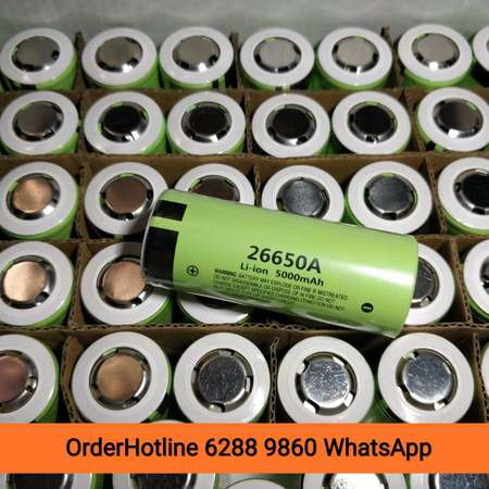 Panasonic 26650 Li-ion cell 高品質鋰離子電池 5000 mAh. Premium quality lithium battery.