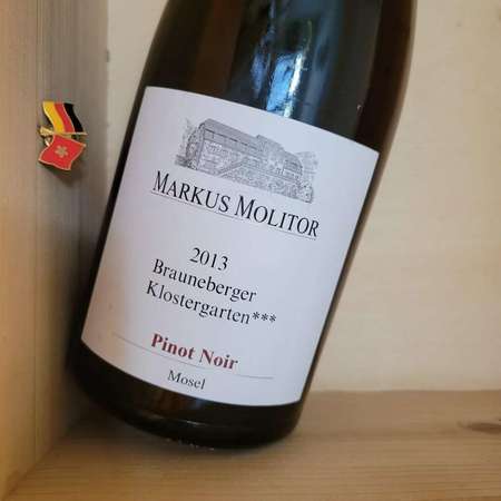 2013 Markus Molitor Klostergarten *** Pinot Noir Mosel RP95分 馬庫斯·莫利托 三星級 黑皮諾 紅酒