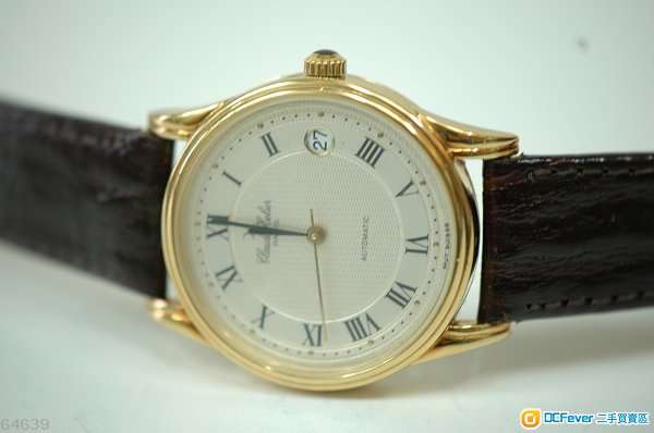 Claude Helier 18K solid-gold automatic