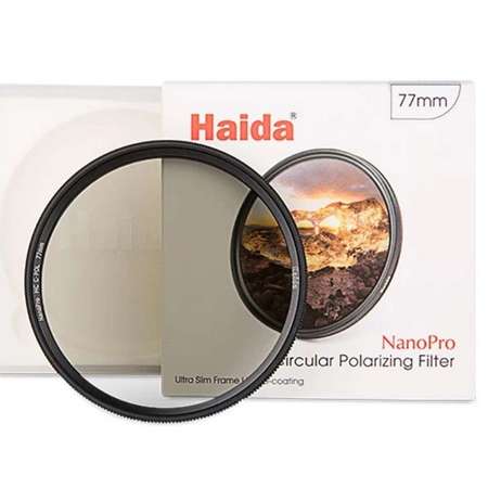 Haida NanoPro Circular Polarizer CPL Filter 薄款雙面鍍膜偏光鏡 (49mm-82mm)