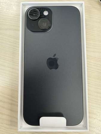 iPhone 15 black黑色 256GB 香港行貨 極新未用過