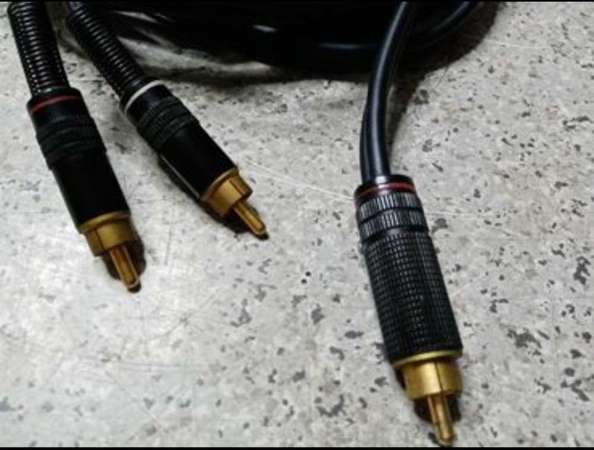 Hisawa shield Audio cable ofc japan Standard 6米長 1入2出 rca