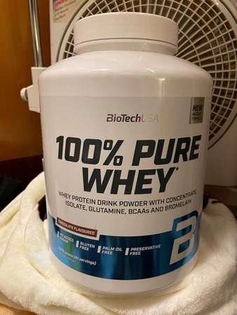 99%新 運動 蛋白奶粉  Gym BioTechUSA 100% Pure Whey Protein (Gluten Free)- 2270g