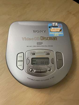 SONY D-V55 DISCMAN WALKMAN CD PLAYER 全正常