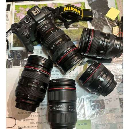 Repair Cost Checking For CANON 24-70mm f/2.8L / II Err01 、Zoom Repair 維修格價參考方案