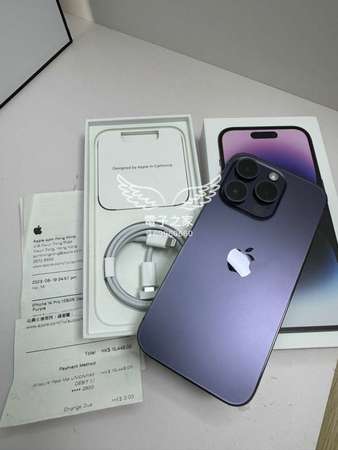 (完美14pro 電100有保24/8)Apple Iphone 14 pro 128 256 黑/金/白😍  😍香港行貨 全新質素🫰🏻