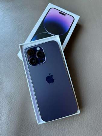完美無花香港行貨 iPhone 14 Pro Max 256 GB暗紫色