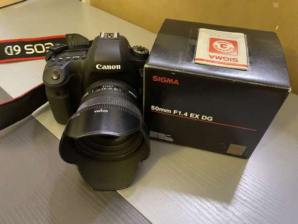 Canon EOS6D 連sigma F1.4鏡