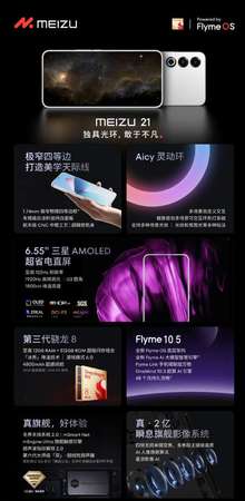 (少量到貨）全新🆕 Meizu 魅族21 全網8/12+256/512GB 1.74mm極窄四等邊直屏 驍龍8Gen3 2億像素 80W超充（原封有保養 ）