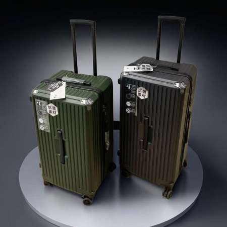 🆕️🏝New超大容量彈簧減震和煞車輪行李箱Spring shock absorber and brake wheel#旅行#喼#Large luggage#