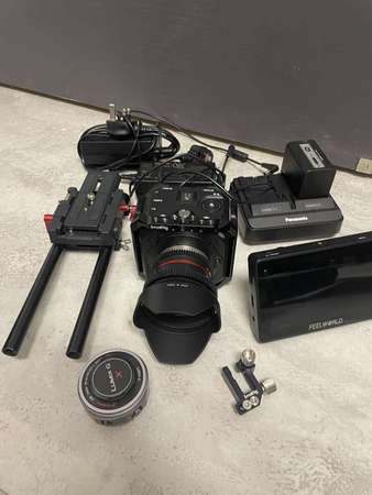 [全套Full Set] Panasonic Camera DC-BGH1 + LENS X 2 + SmallRIG Cage + Battery 電 + C