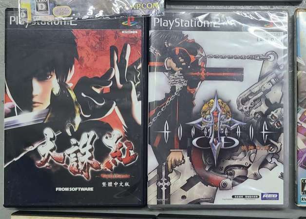 2 只 PS2 games 天誅-紅/銃神 O. D.