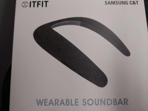 全新未開 ITFIT SAMSUNG C&T Wearable Soundbar  穿戴式掛頸藍牙喇叭