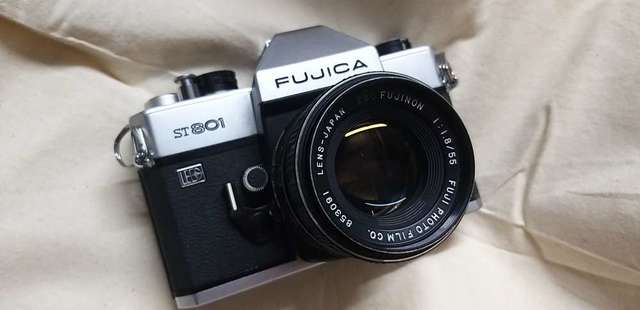FUJICA ST801+EBC55/1.8菲林相機