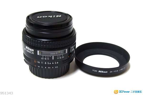 Nikon AF 24mm f/2.8 Full Frame Lens 全片幅