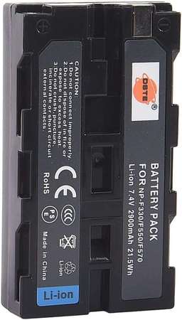DSTE SONY NP-F330 / NP-F550 / NP-570 / NP-F590 Battery Pack With AC Charger