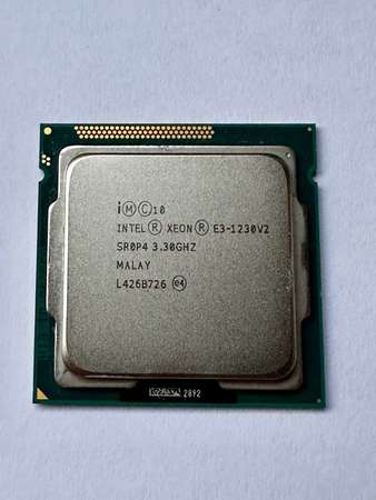 二手 Intel Xeon E3-1230v2 4C8T 已測試功能正常