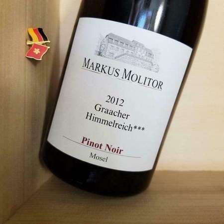 2012 Markus Molitor Himmelreich *** Pinot Noir Trocken Mosel RP96分 德國 三星級 黑皮諾 紅酒