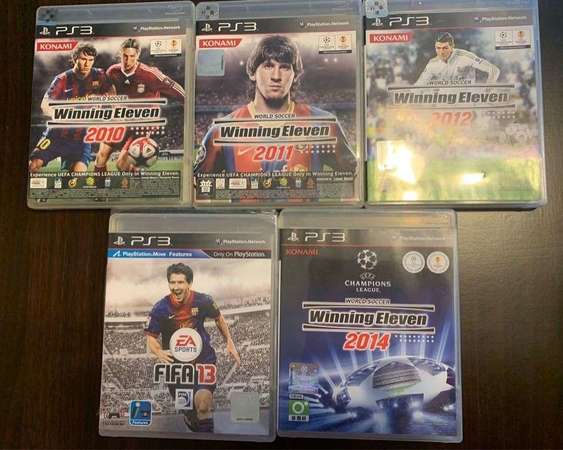 PS3 Football games 5 pcs
