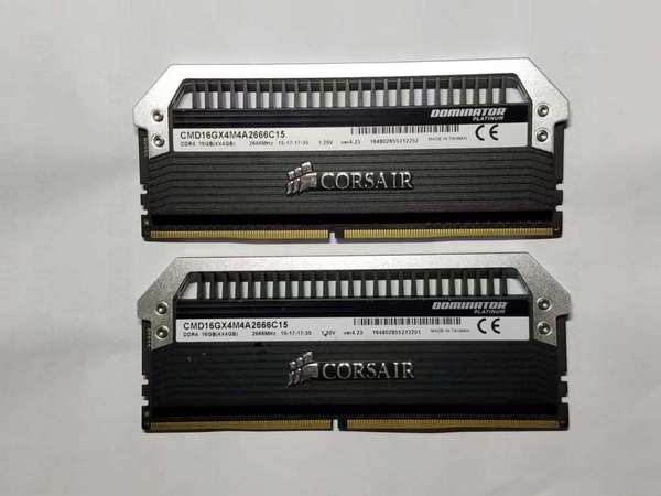 2 PCS OF CORSAIR DDR4 4GB (TOTAL 8GB) 2666MHz GAMING RAM