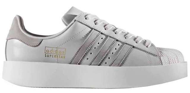 225mm Adidas originals Superstar Bold  US 5.5 Grey厚底款鞋 灰色 淨鞋一對