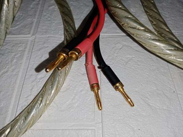 Liton audio cable with silver designed USA～2.5米～ 蕉插