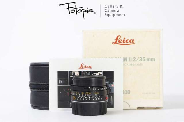 || Leica Summicron-M 35mm F2 - Black / v4 / 7 Elements / Germany ||
