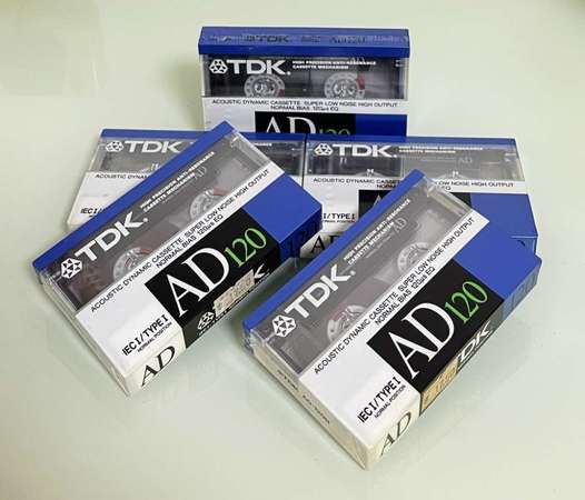 TDK AD 120 Premium Norm Position Type I Blank Audio Cassette – Japan  卡式錄音帶 日本製造
