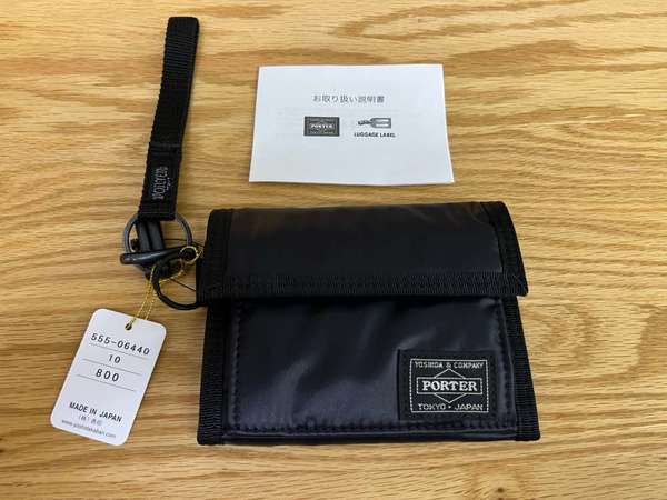 Porter Capsule Wallet 555-06440 日本吉田三摺銀包 黑色