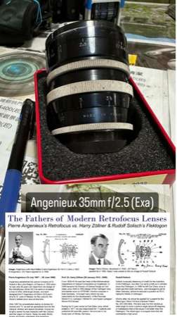 Repair Cost Checking For Angenieux Paris 35mm f/2.5 Retrofocus 維修格價參考方案