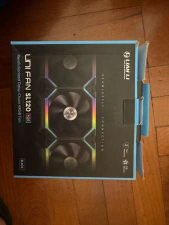 [9件SL120 + 1 控制器] Lian Li UNI FAN SL120 RGB